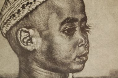 (P-1047) Viiralt, trükirepro Noor araablane