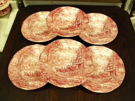 (n-6204)  Furnivals, Staffordshire LTD, supi-pastataldrikud, 6tk