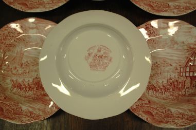 (n-6204)  Furnivals, Staffordshire LTD, supi-pastataldrikud, 6tk