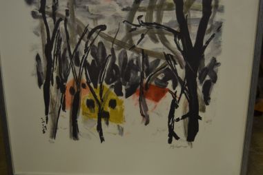 (L-624) Mia Enell signeeritud , nummerdatud litograafia