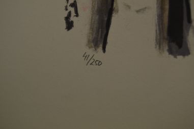 (L-624) Mia Enell signeeritud , nummerdatud litograafia