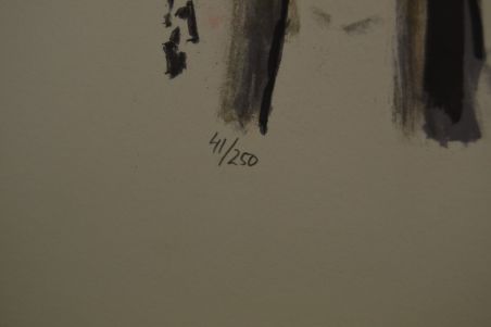 (L-624) Mia Enell signeeritud , nummerdatud litograafia