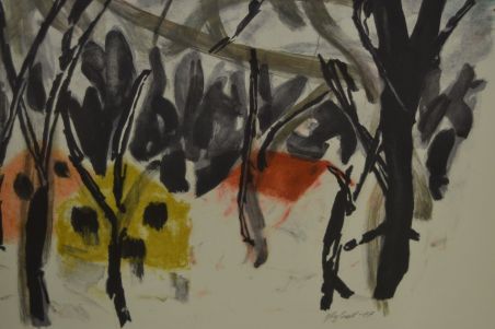 (L-624) Mia Enell signeeritud , nummerdatud litograafia