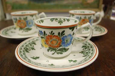 (n-4592/13) Villeroy & Boch Alt Amsterdam kohvitassid-taldrikud, 3tk