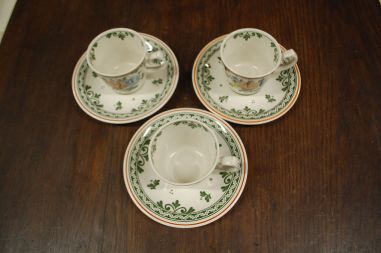 (n-4592/13) Villeroy & Boch Alt Amsterdam kohvitassid-taldrikud, 3tk