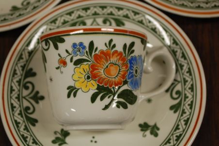 (n-4592/13) Villeroy & Boch Alt Amsterdam kohvitassid-taldrikud, 3tk