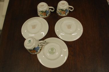 (n-4592/13) Villeroy & Boch Alt Amsterdam kohvitassid-taldrikud, 3tk
