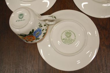 (n-4592/13) Villeroy & Boch Alt Amsterdam kohvitassid-taldrikud, 3tk