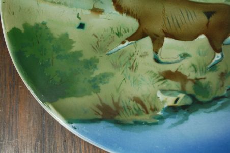 (n-6803) Suurem seinataldrik "Põder"