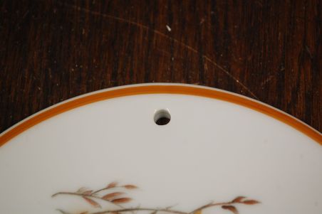 (n-6809/1) Mads Stage, portselanist lõikelaud/ kuumaalus "Part", 1tk