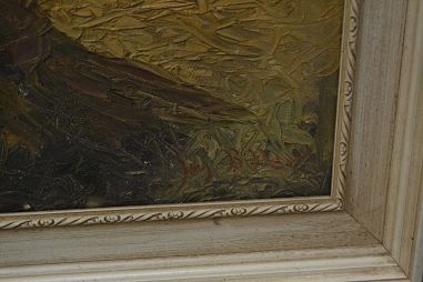 (n-6851) Lõuendil maal, järvevaade