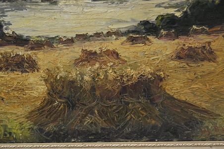 (n-6851) Lõuendil maal, järvevaade