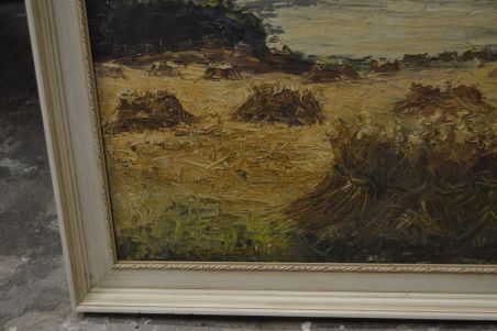 (n-6851) Lõuendil maal, järvevaade