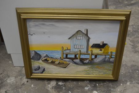 (n-6854) Naivistlik maal, rannavaade