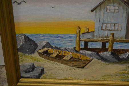 (n-6854) Naivistlik maal, rannavaade