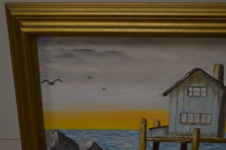 (n-6854) Naivistlik maal, rannavaade