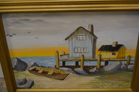 (n-6854) Naivistlik maal, rannavaade