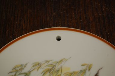 (n-6809/3) Mads Stage, portselanist lõikelaud/ kuumaalus "Part", 1tk