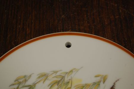 (n-6809/3) Mads Stage, portselanist lõikelaud/ kuumaalus "Part", 1tk