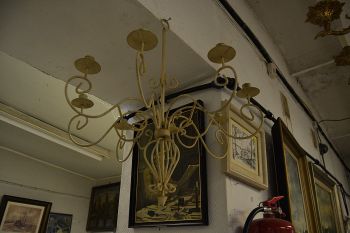 (n-6865) Metallist riputatav küünlahoidik 8 küünlale 2