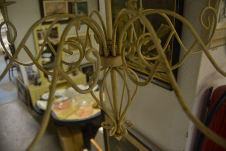 (n-6865) Metallist riputatav küünlahoidik 8 küünlale