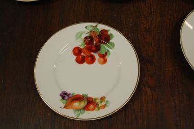 (n-6889) Puuviljadega koogitaldrikud, 6tk