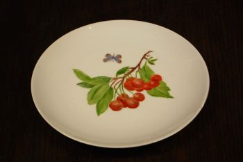 (n-6902) Käsitsimaalitud seinataldrik "Kirsid"