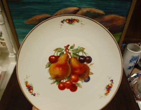 (n-6903) Bohemia Royal Ivory, ümar puuviljadega vaagen