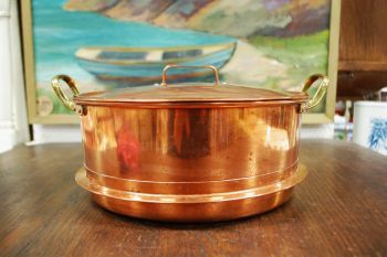 (n-6930) J. EM. Berglund Ockelbo, suur metallpott, 5L 2