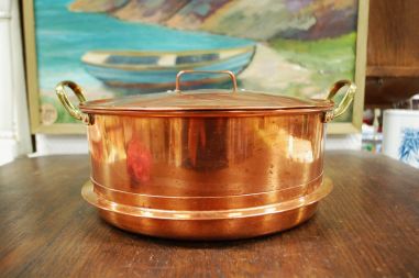 (n-6930) J. EM. Berglund Ockelbo, suur metallpott, 5L