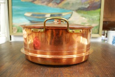 (n-6930) J. EM. Berglund Ockelbo, suur metallpott, 5L