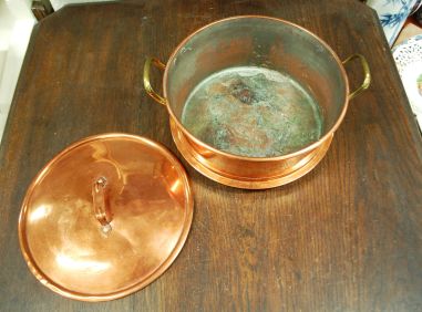 (n-6930) J. EM. Berglund Ockelbo, suur metallpott, 5L