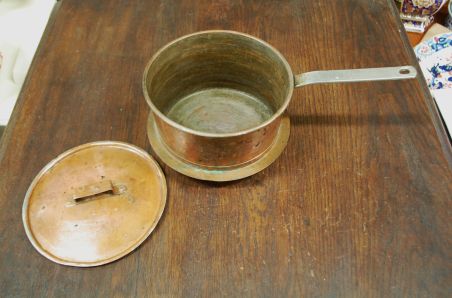 (n-6945) Skultuna 1607, metallis pott 3L