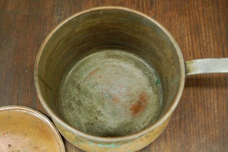 (n-6945) Skultuna 1607, metallis pott 3L