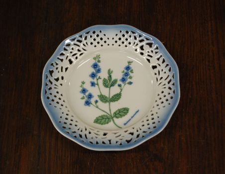 (n-6970/1) Schumann Arzberg Echt Cobalt, Kai Beckman, kollektsioontaldrik nr.5 "Taimed"