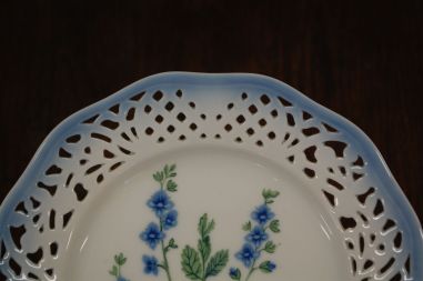 (n-6970/1) Schumann Arzberg Echt Cobalt, Kai Beckman, kollektsioontaldrik nr.5 "Taimed"