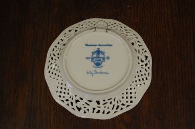 (n-6970/1) Schumann Arzberg Echt Cobalt, Kai Beckman, kollektsioontaldrik nr.5 "Taimed"