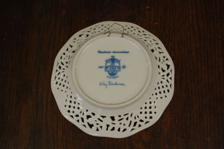 (n-6970/1) Schumann Arzberg Echt Cobalt, Kai Beckman, kollektsioontaldrik nr.5 "Taimed"