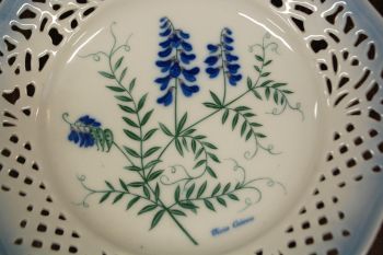 (n-6970/2) Schumann Arzberg Echt Cobalt, Kai Beckman, kollektsioontaldrik nr.12 "Taimed" 2