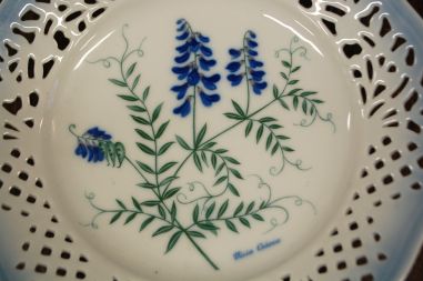 (n-6970/2) Schumann Arzberg Echt Cobalt, Kai Beckman, kollektsioontaldrik nr.12 "Taimed"