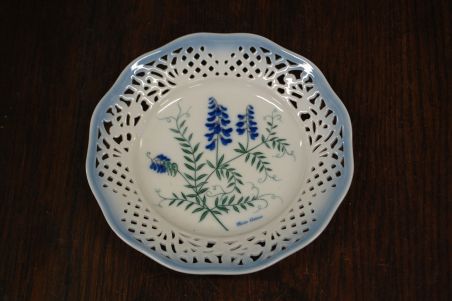 (n-6970/2) Schumann Arzberg Echt Cobalt, Kai Beckman, kollektsioontaldrik nr.12 "Taimed"