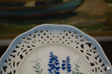 (n-6970/2) Schumann Arzberg Echt Cobalt, Kai Beckman, kollektsioontaldrik nr.12 "Taimed"