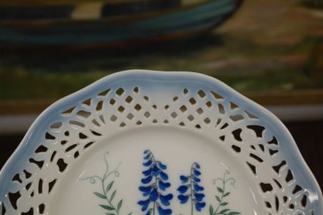 (n-6970/2) Schumann Arzberg Echt Cobalt, Kai Beckman, kollektsioontaldrik nr.12 "Taimed"