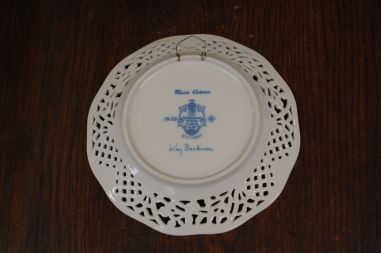 (n-6970/2) Schumann Arzberg Echt Cobalt, Kai Beckman, kollektsioontaldrik nr.12 "Taimed"