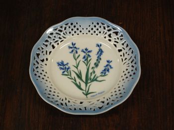 (n-6970/3) Schumann Arzberg Echt Cobalt, Kai Beckman, kollektsioontaldrik nr.11 "Taimed"