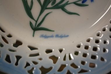 (n-6970/3) Schumann Arzberg Echt Cobalt, Kai Beckman, kollektsioontaldrik nr.11 "Taimed"