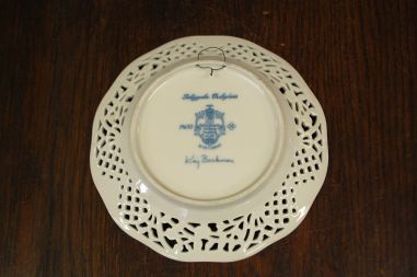 (n-6970/3) Schumann Arzberg Echt Cobalt, Kai Beckman, kollektsioontaldrik nr.11 "Taimed"