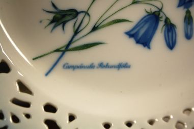 (n-6970/4) Schumann Arzberg Echt Cobalt, Kai Beckman, kollektsioontaldrik nr.1 "Taimed"