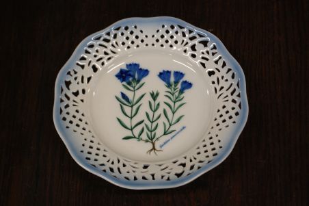 (n-6970/5) Schumann Arzberg Echt Cobalt, Kai Beckman, kollektsioontaldrik nr.9 "Taimed"