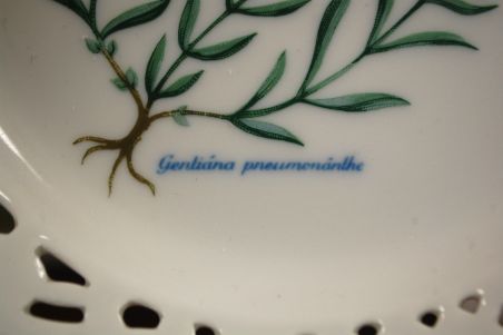 (n-6970/5) Schumann Arzberg Echt Cobalt, Kai Beckman, kollektsioontaldrik nr.9 "Taimed"